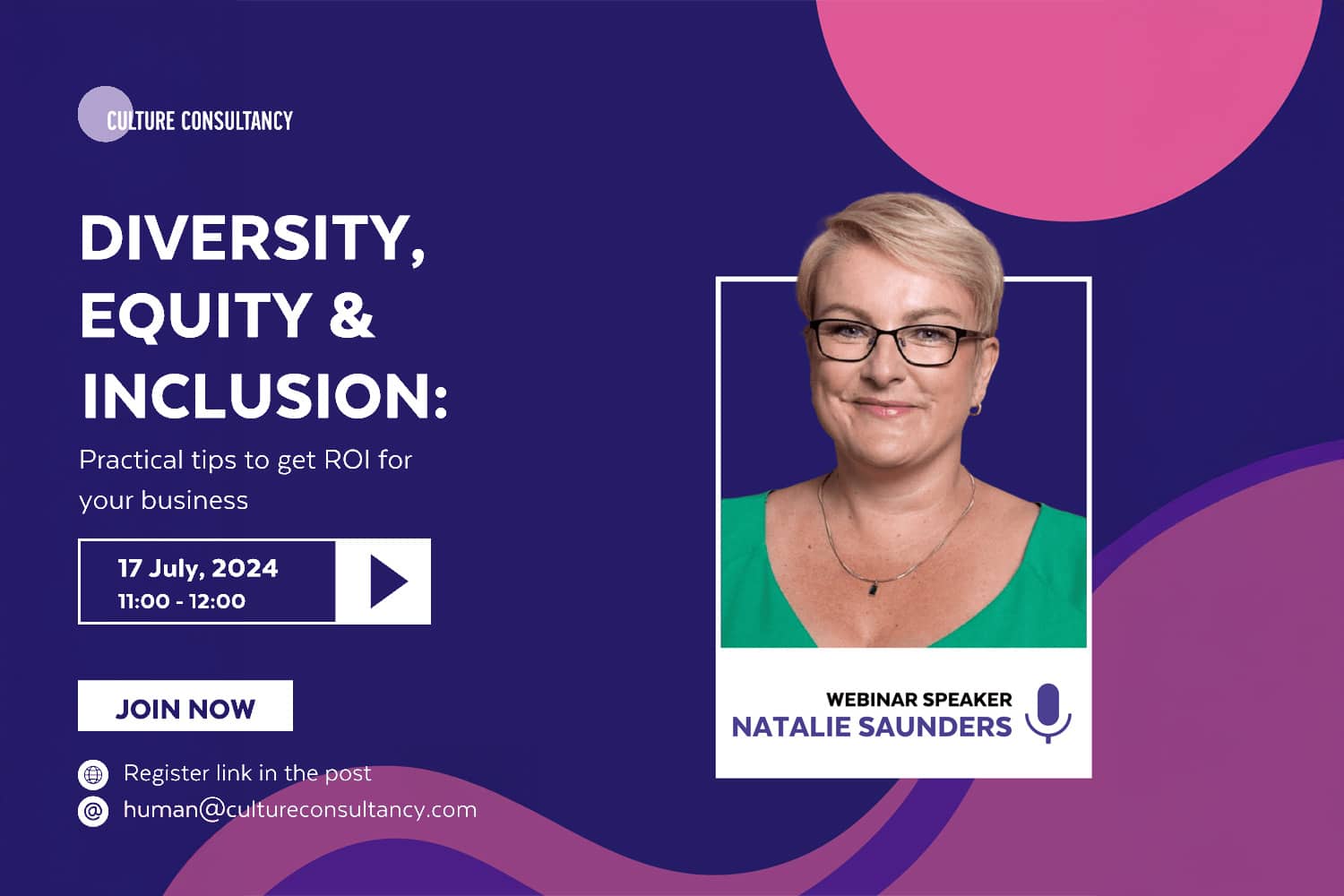 Diversity, equity and inclusion webinar