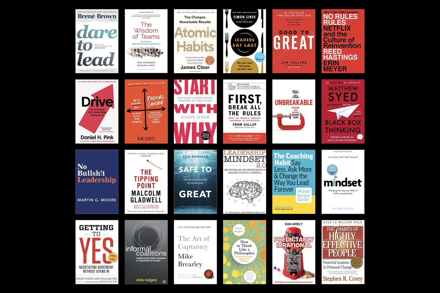 Books for the top team culture and mindset